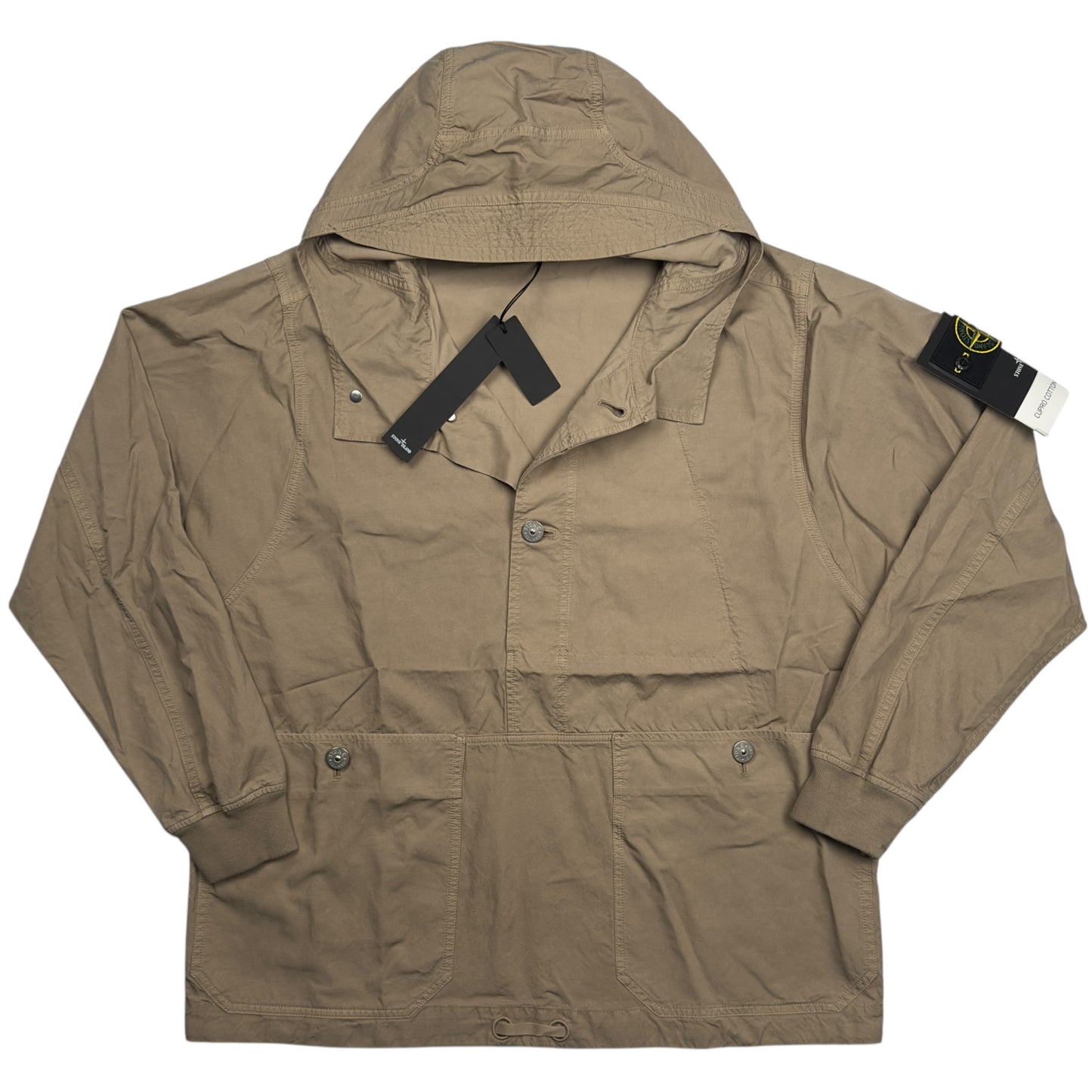 S/S 23 Stone Island Cupro Cotton Twill TC Smock - Tan