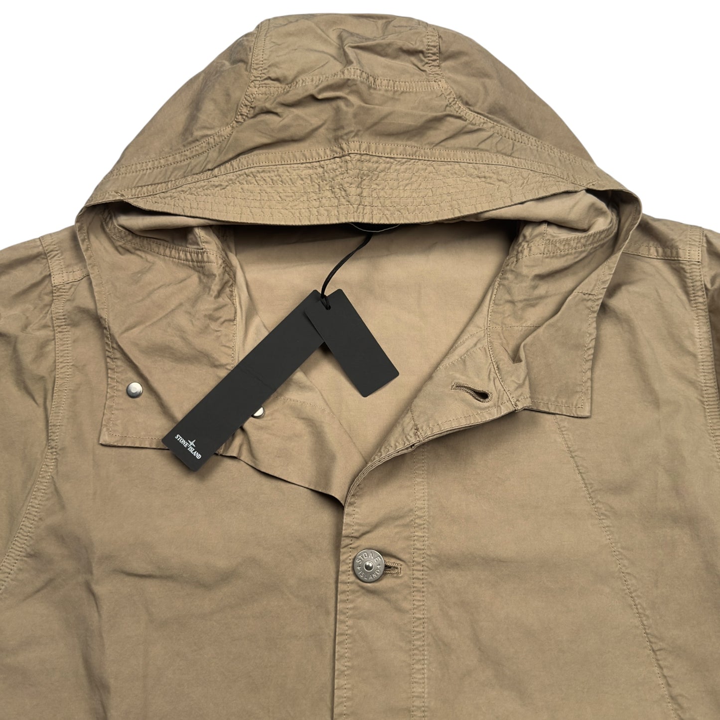S/S 23 Stone Island Cupro Cotton Twill TC Smock - Tan