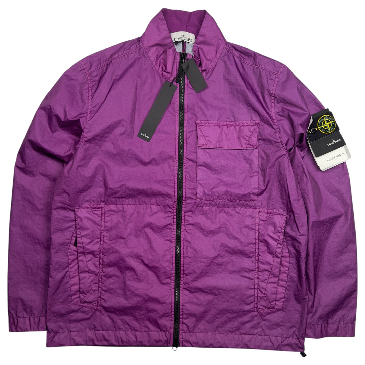 S/S 23 Stone Island Membrana 3L TC Jacket - Purple