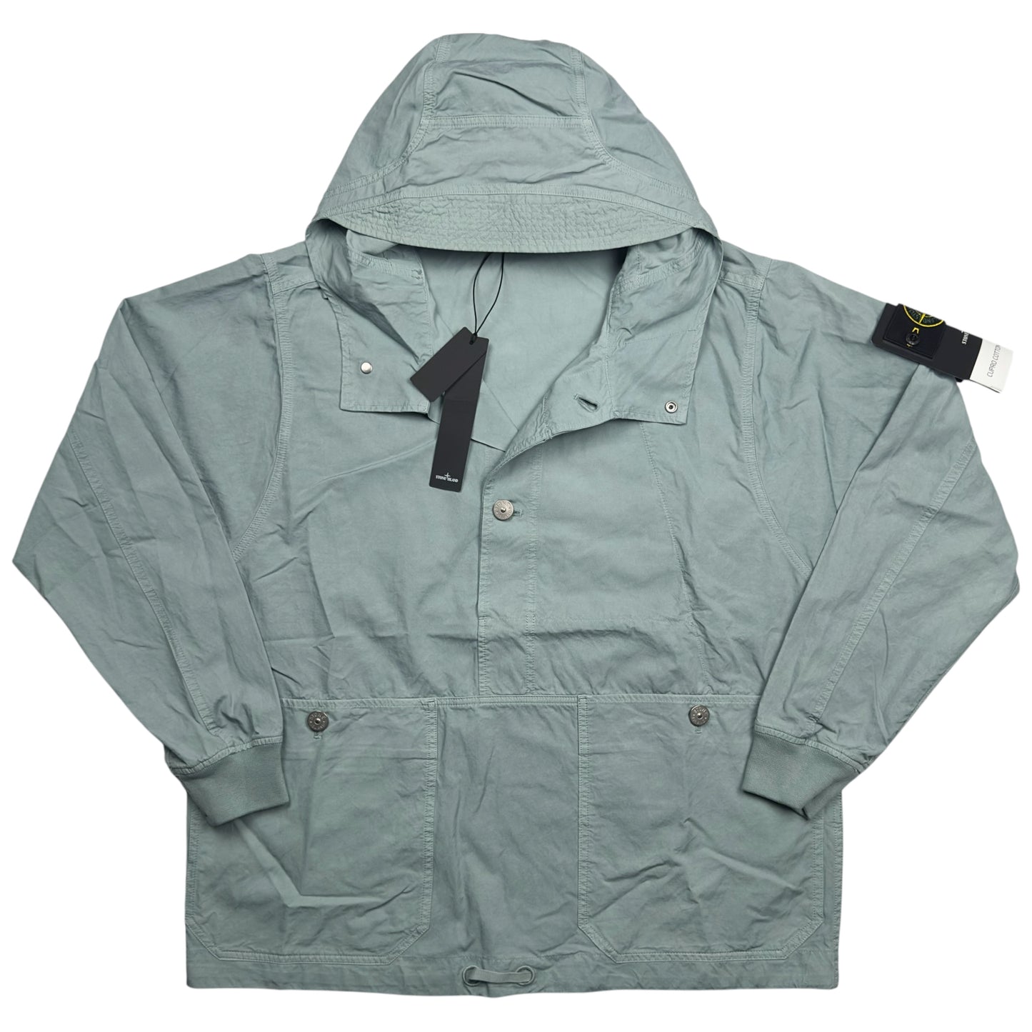 S/S 23 Stone Island Cupro Cotton Twill TC Smock - Sky Blue