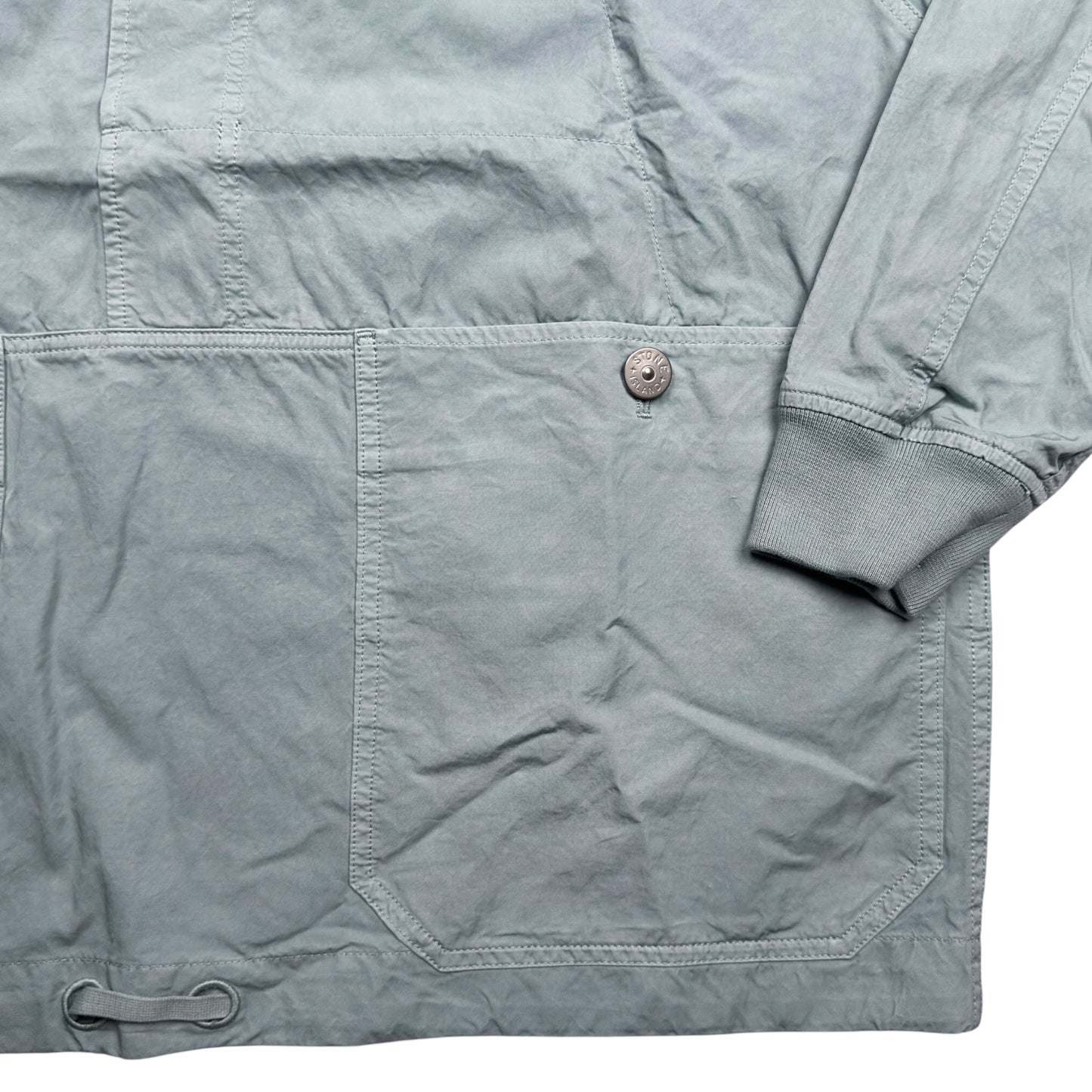 S/S 23 Stone Island Cupro Cotton Twill TC Smock - Sky Blue