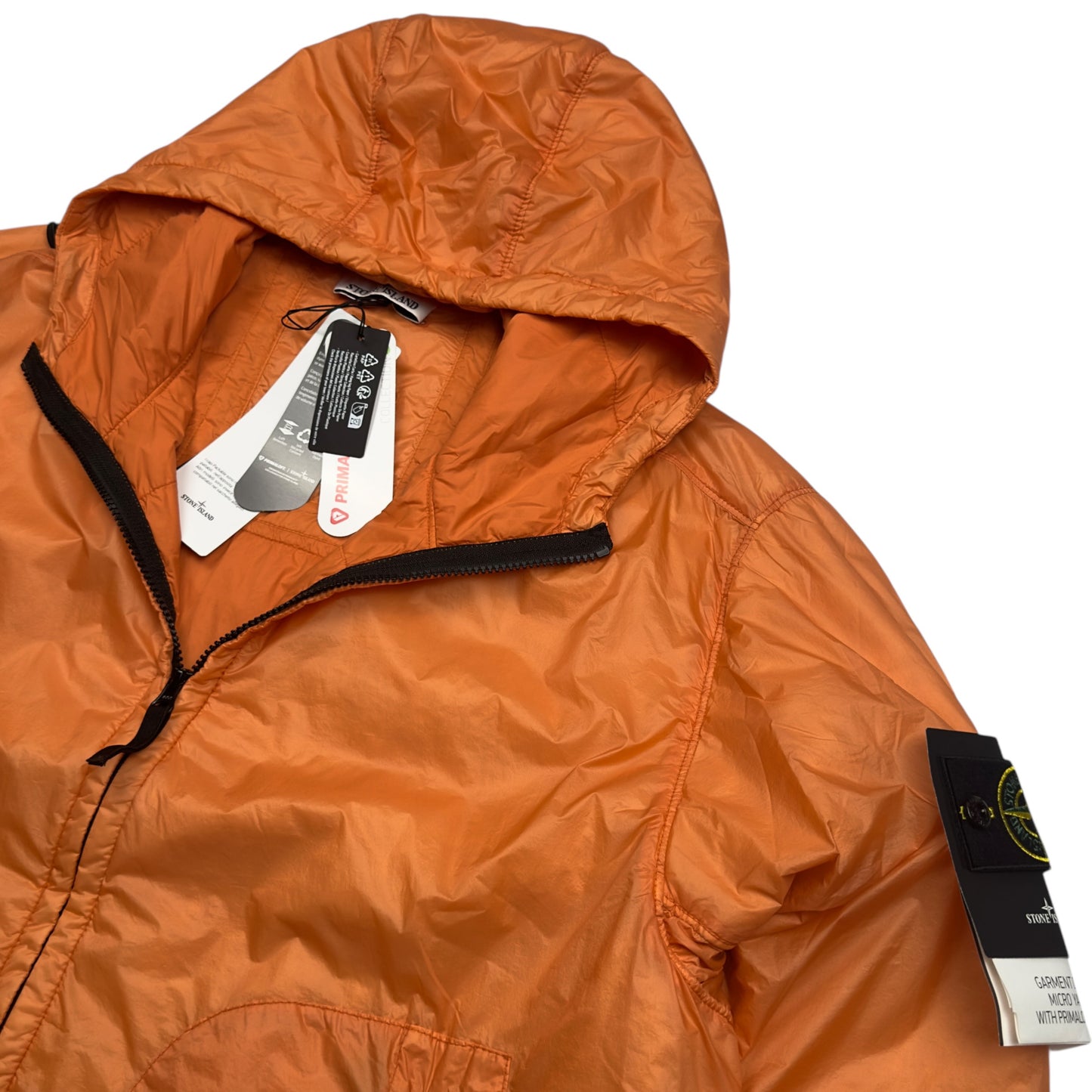 S/S 23 Stone Island Micro Yarn Primaloft Jacket - Orange