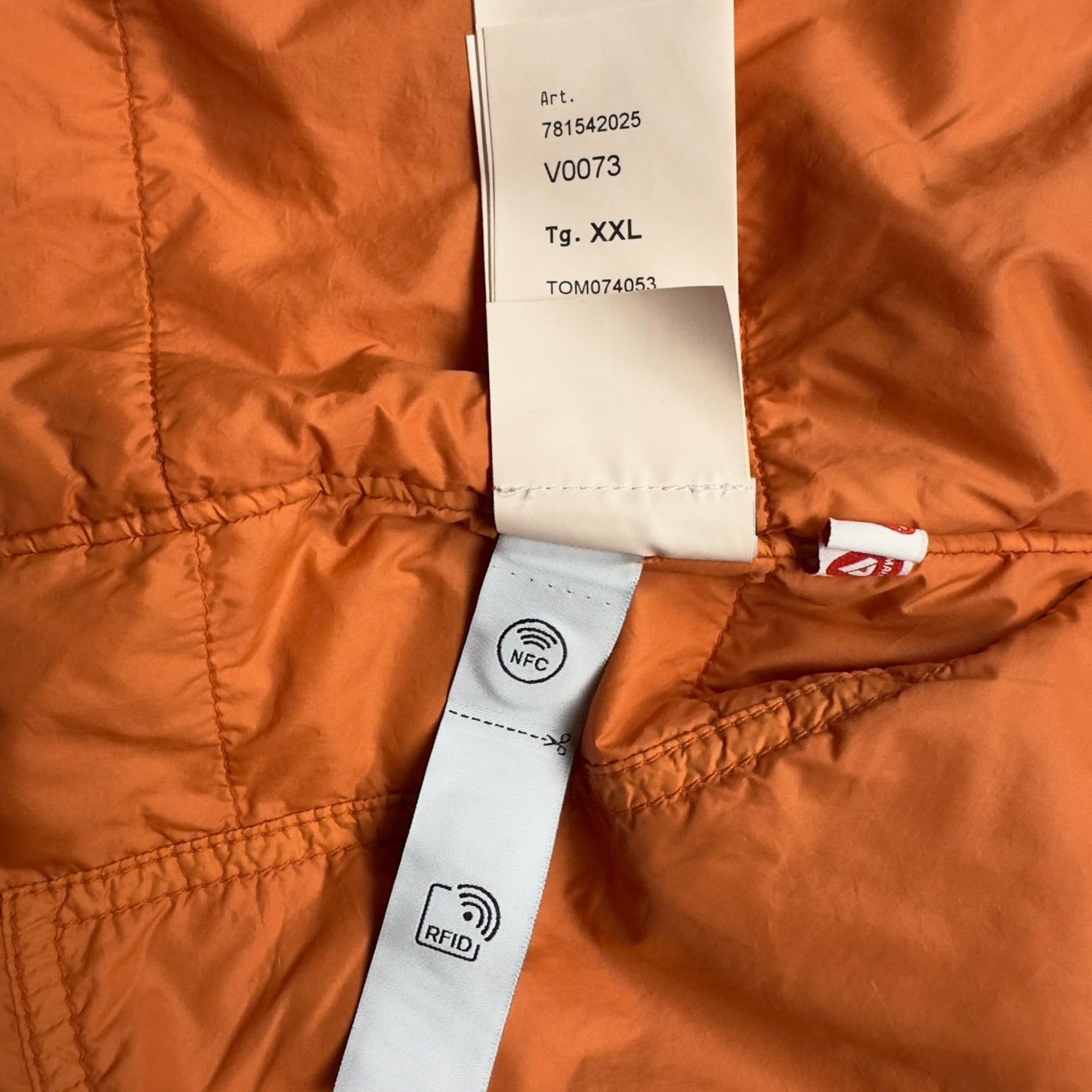 S/S 23 Stone Island Micro Yarn Primaloft Jacket - Orange