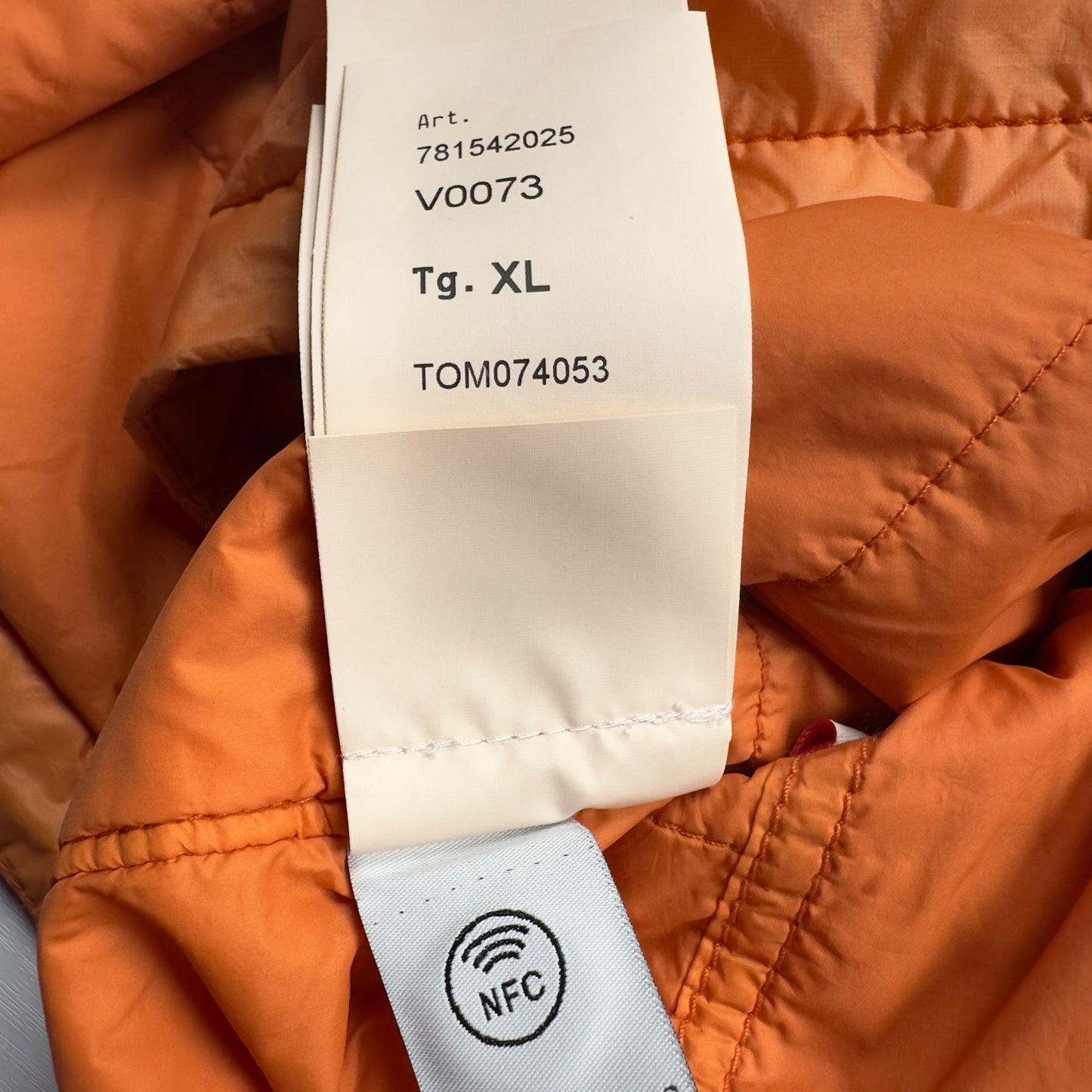 S/S 23 Stone Island Micro Yarn Primaloft Jacket - Orange