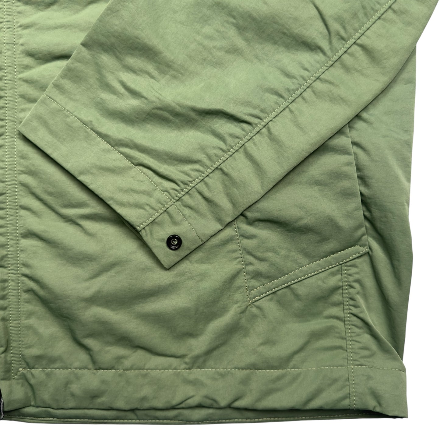 S/S 23 Stone Island Hyper Dense Nylon Raso Hooded Jacket - Sage Green