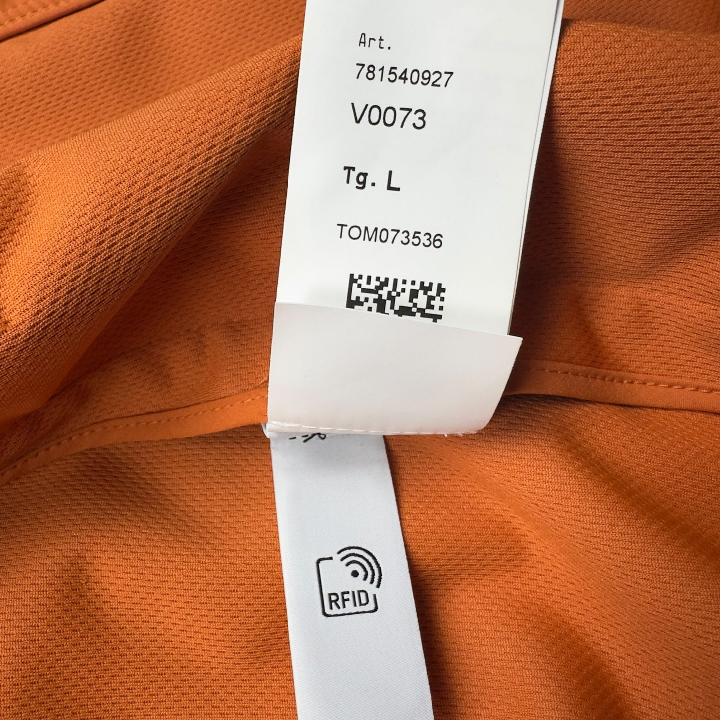 S/S 23 Stone Island Light Soft Shell-R Jacket with e-dye Technology - Orange