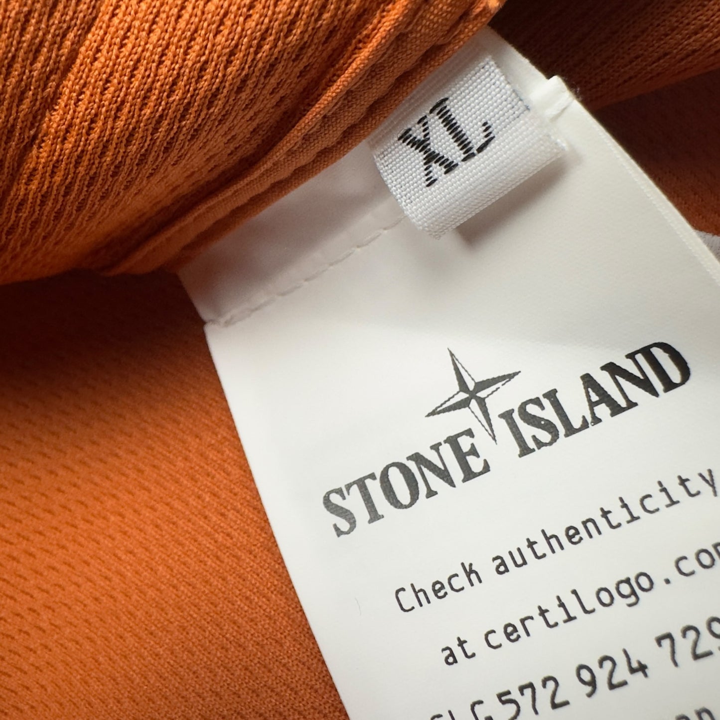 S/S 23 Stone Island Light Soft Shell-R Jacket with e-dye Technology - Orange