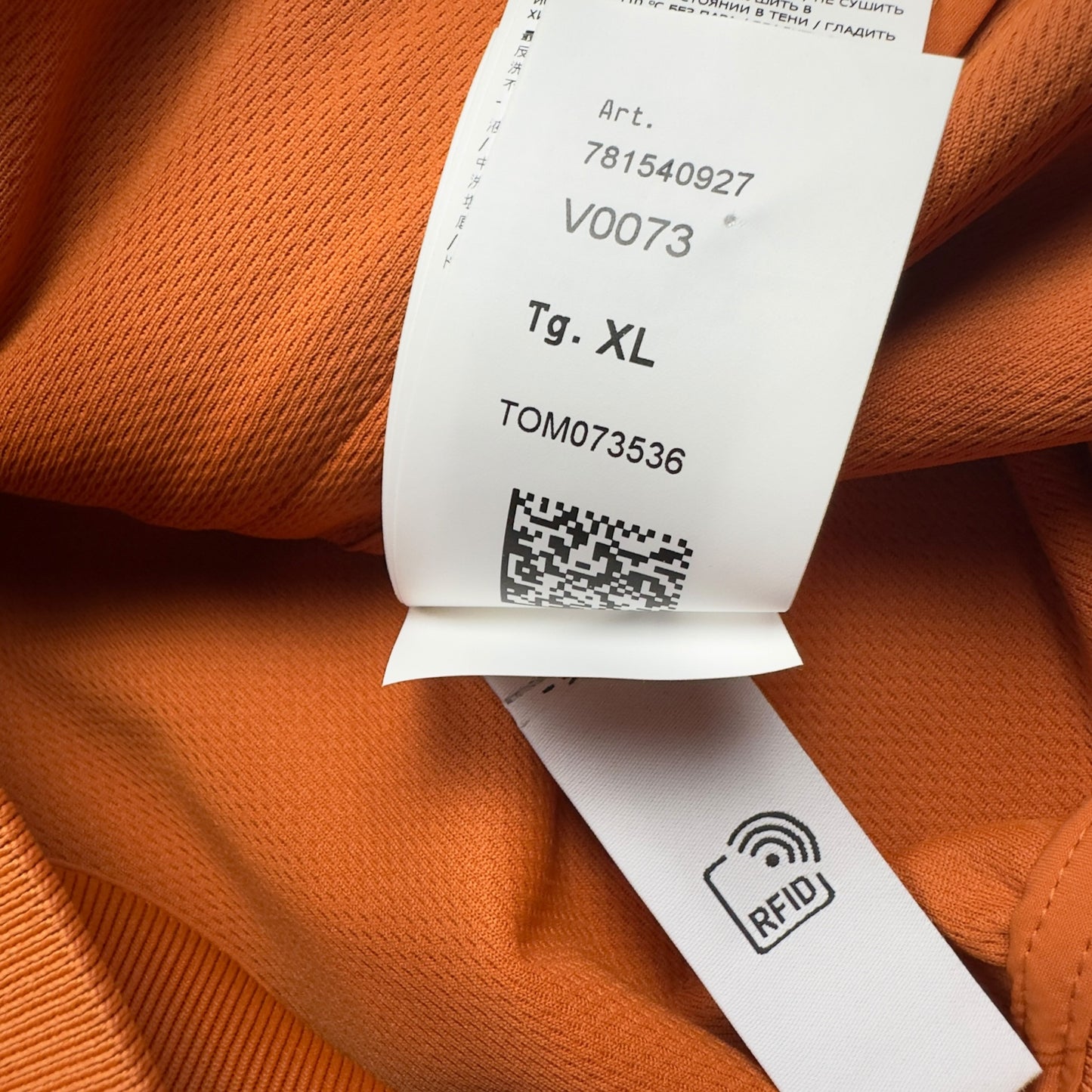 S/S 23 Stone Island Light Soft Shell-R Jacket with e-dye Technology - Orange