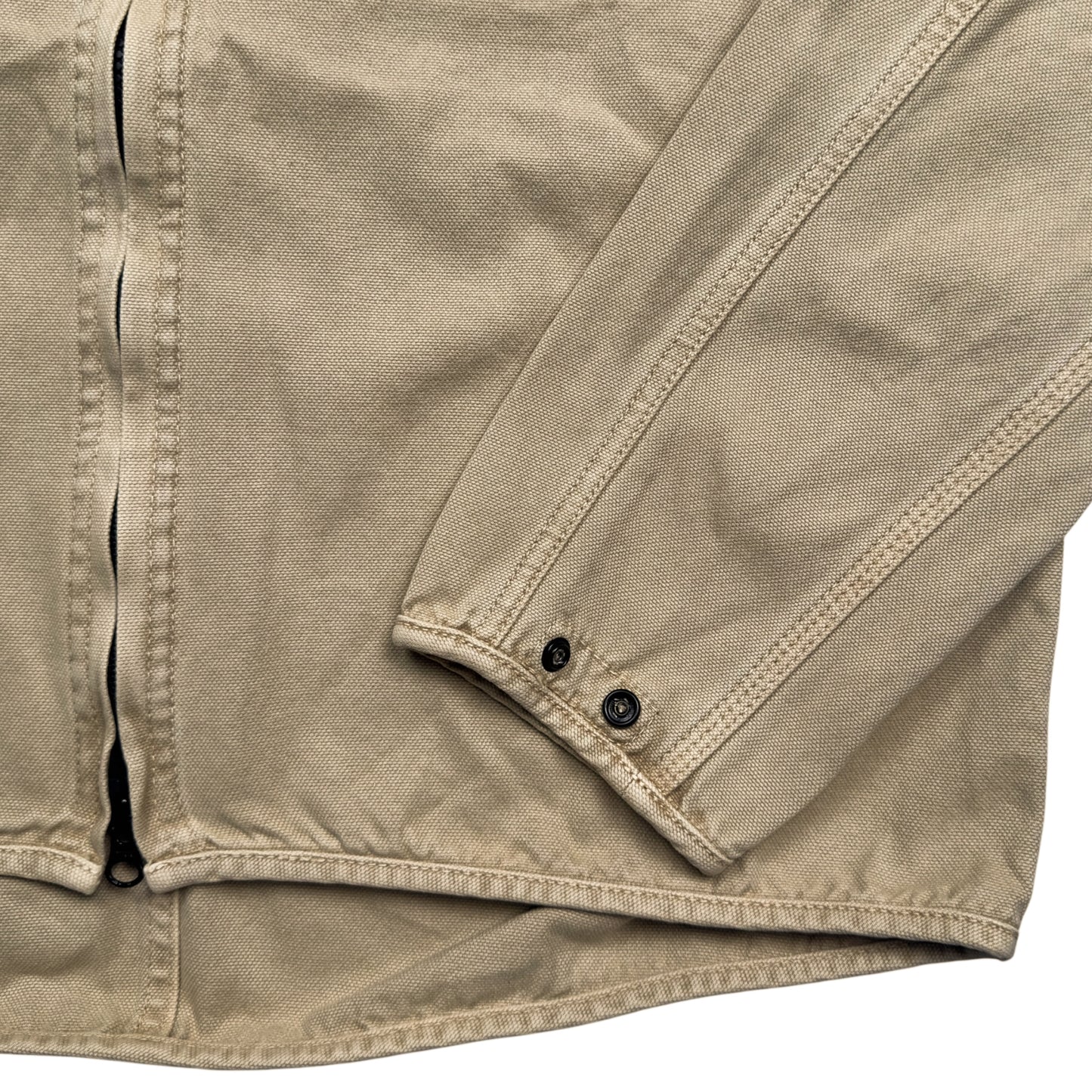 S/S 25 Stone Island Heavy Panama Cotton Overshirt