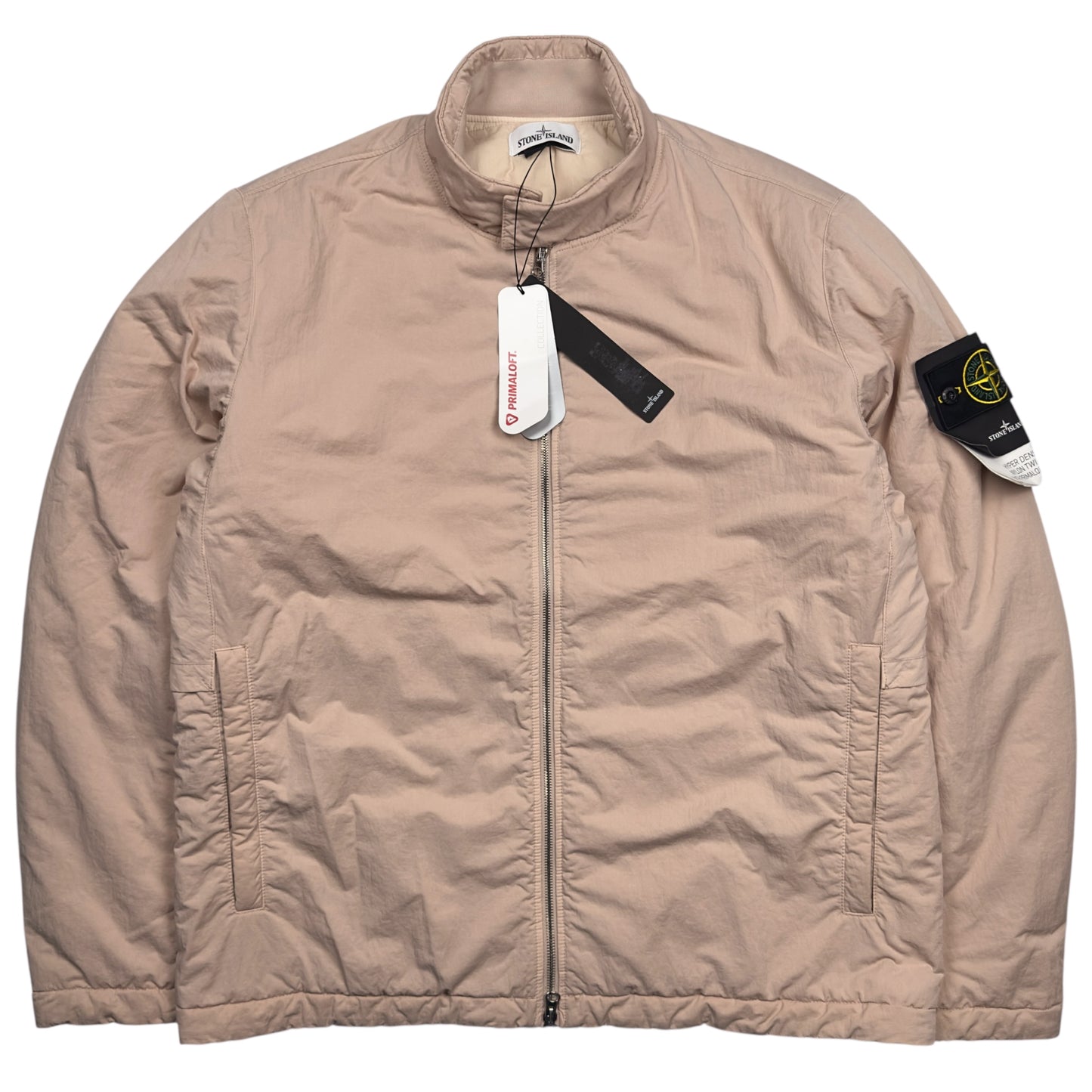 A/W 21 Stone Island Hyper Dense Nylon Twill Primaloft Jacket - Pastele Pink
