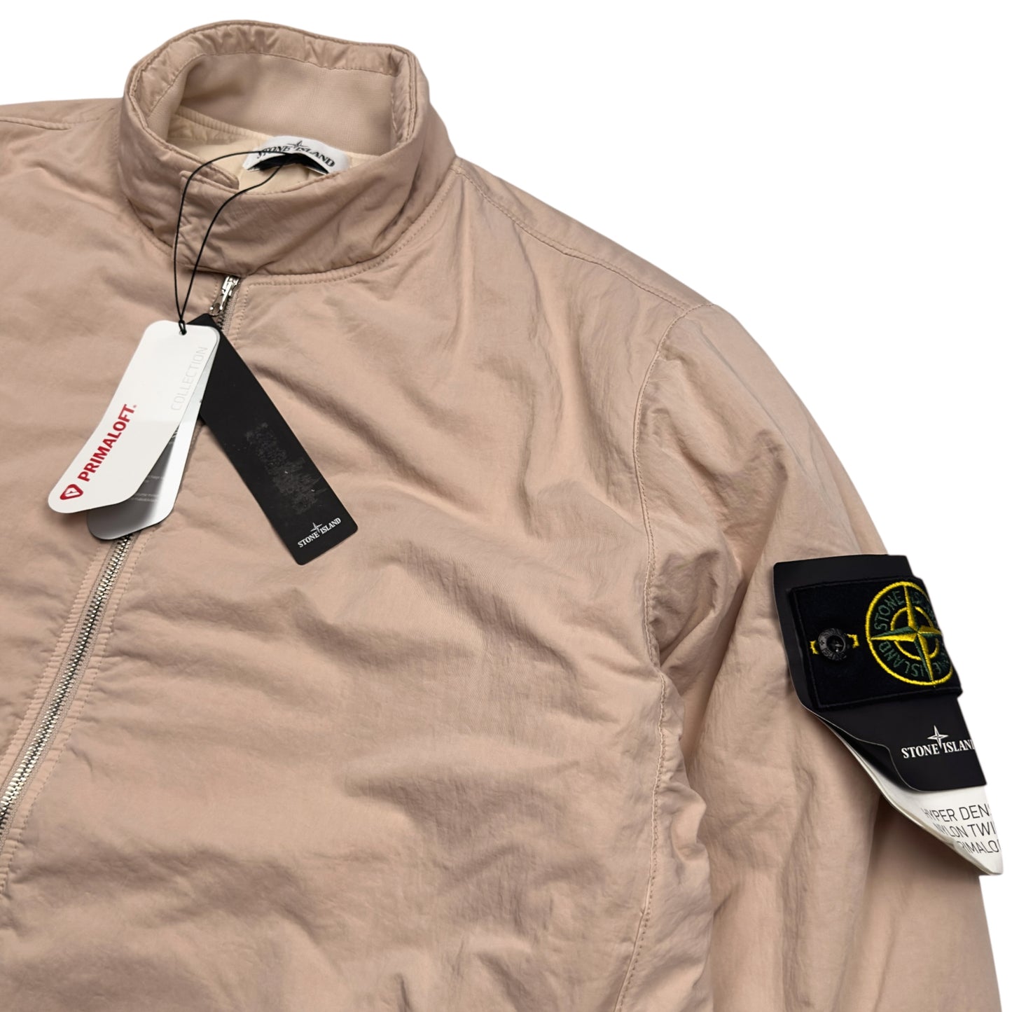A/W 21 Stone Island Hyper Dense Nylon Twill Primaloft Jacket - Pastele Pink