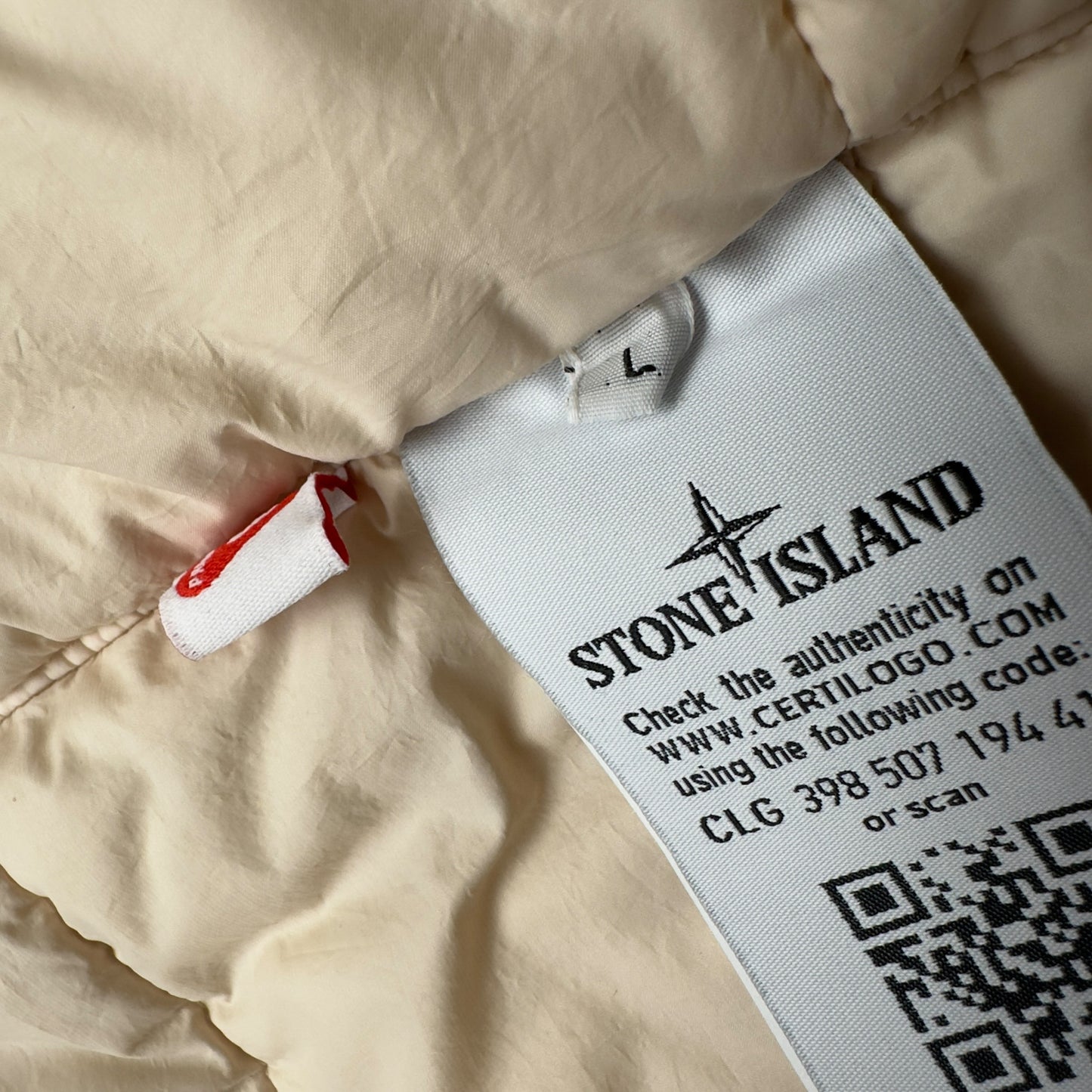 A/W 21 Stone Island Hyper Dense Nylon Twill Primaloft Jacket - Pastele Pink