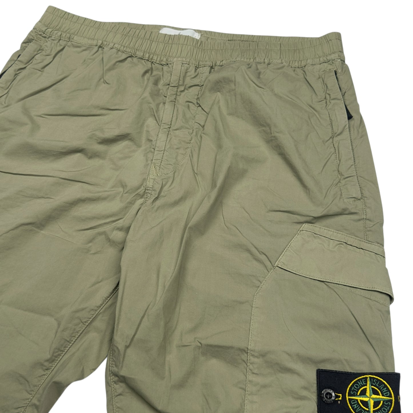 S/S 19 Stone Island Stretch Cotton Cargo Trousers 36 RE-T
