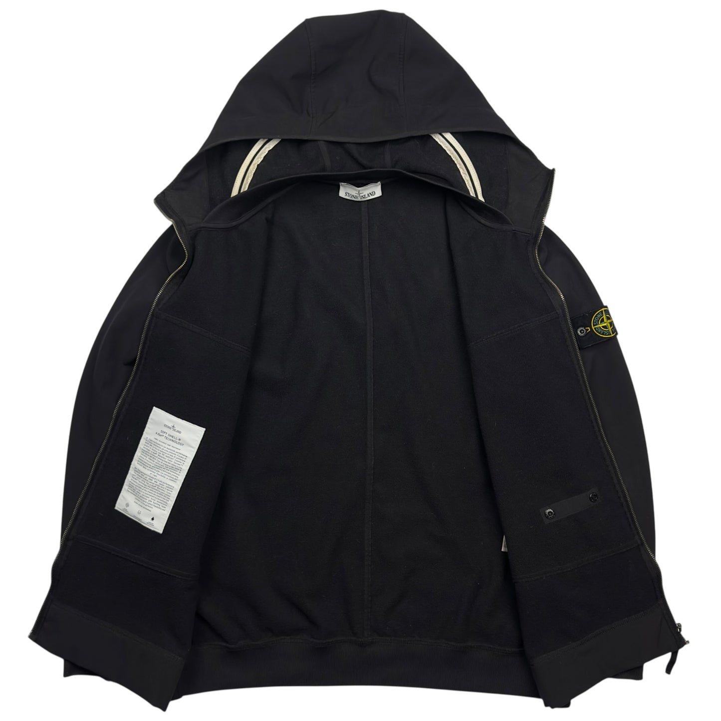 A/W 21 Stone Island Soft Shell R Jacket - Black