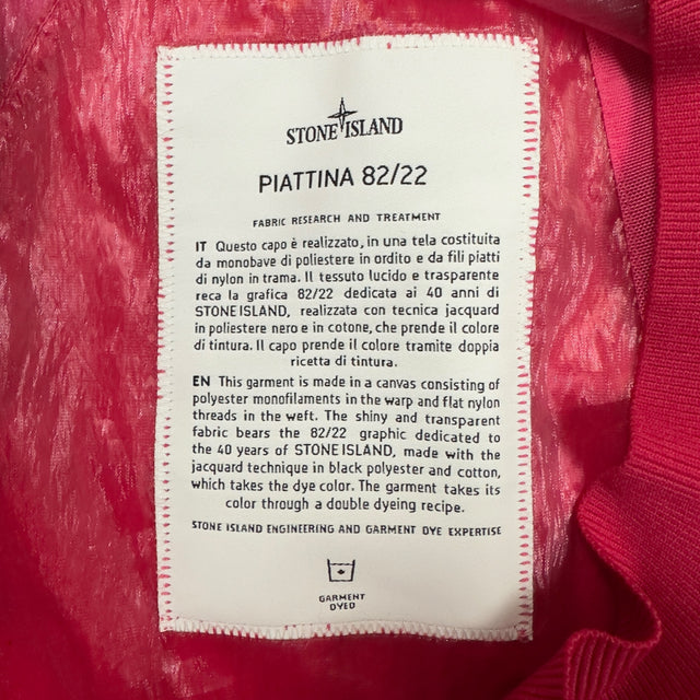 S/S 22 Stone Island Piattina 82/22 Bomber Jacket