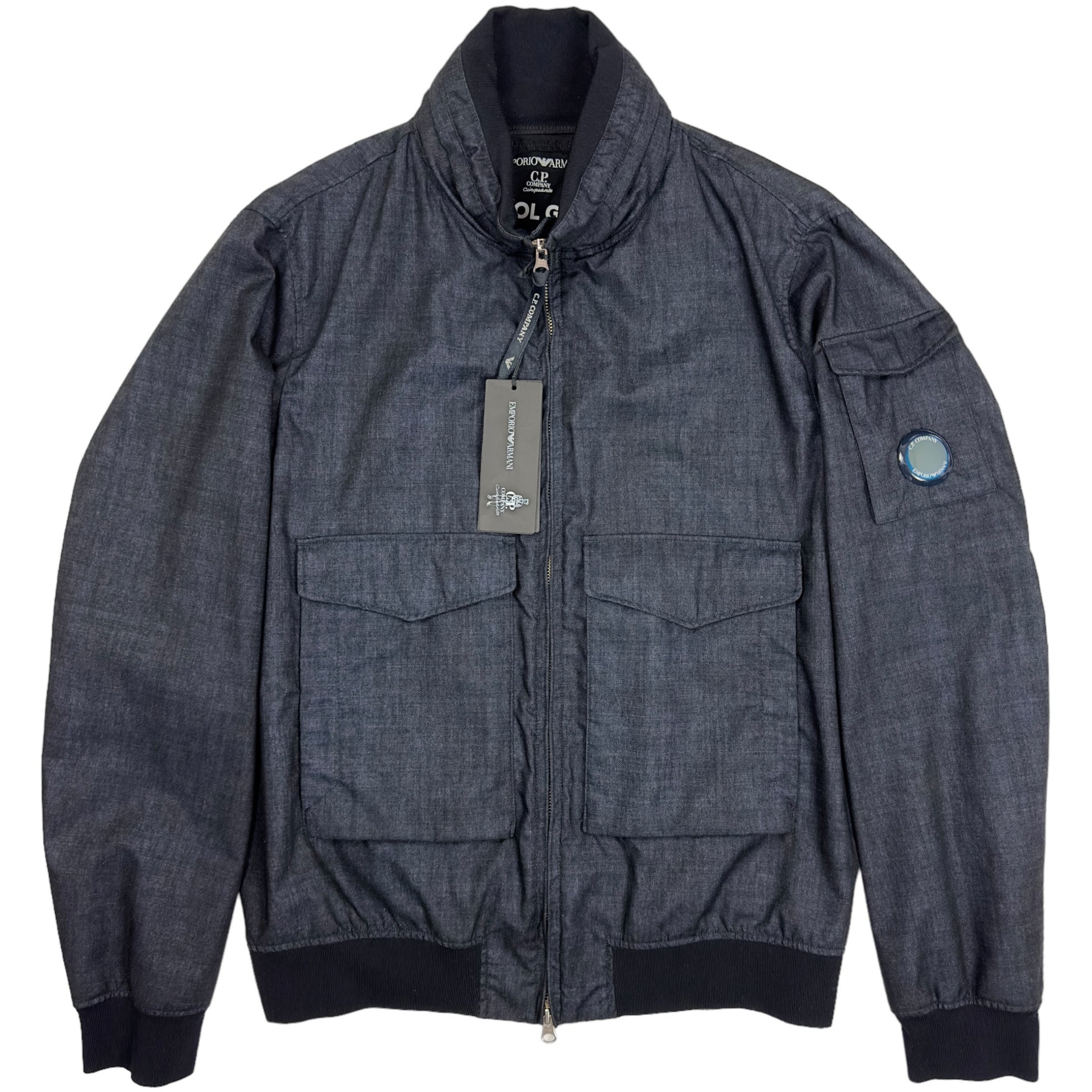 Company X Emporio Armani Wool Gum Bomber Jacket