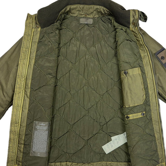 A/W 13 Stone Island Ghost Panno Tinto Capo Piu Mussola Gommata Jacket