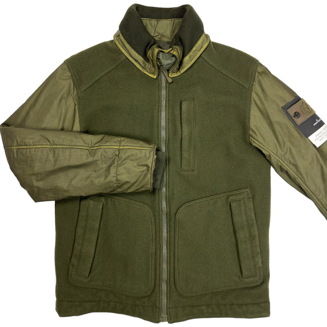 A/W 13 Stone Island Ghost Panno Tinto Capo Piu Mussola Gommata Jacket