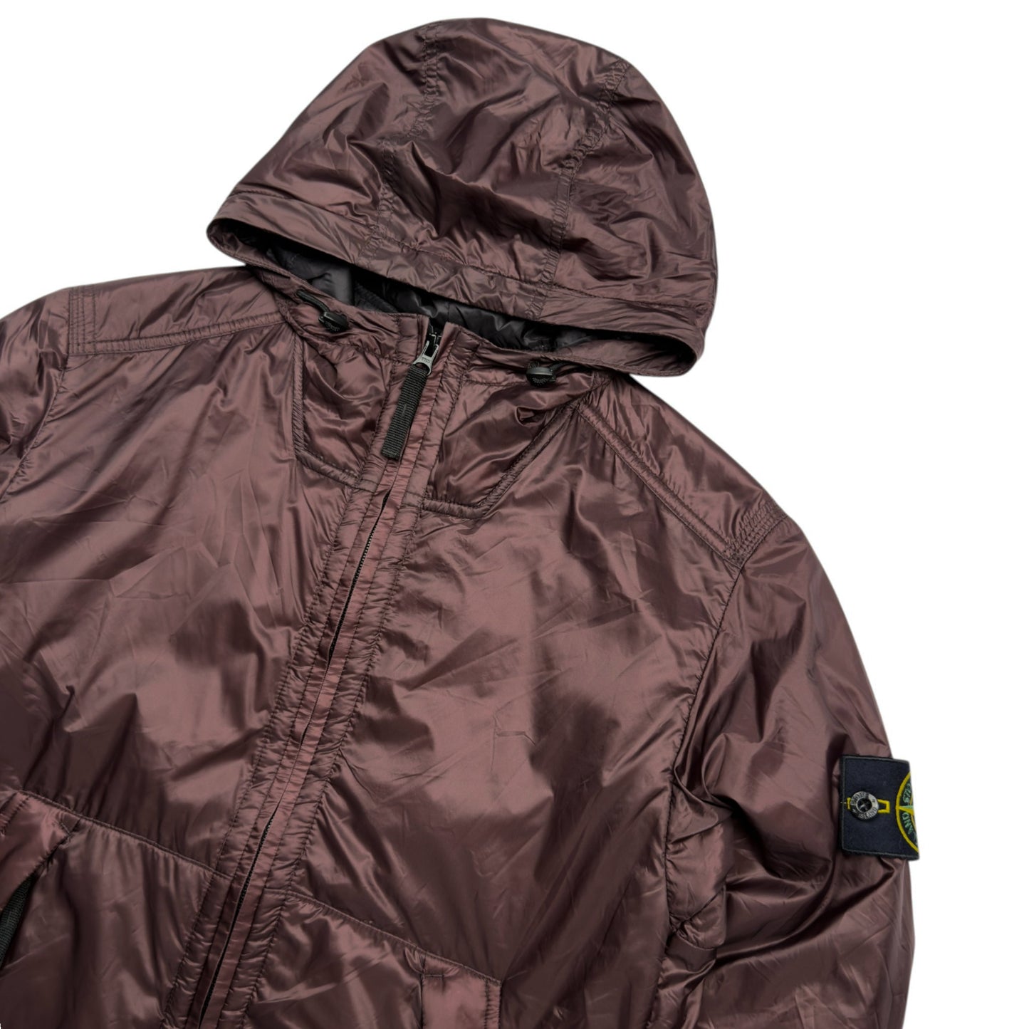 A/W 15 Stone Island Micro Rip Stop with Primaloft Insulation Packable Jacket - Burgundy
