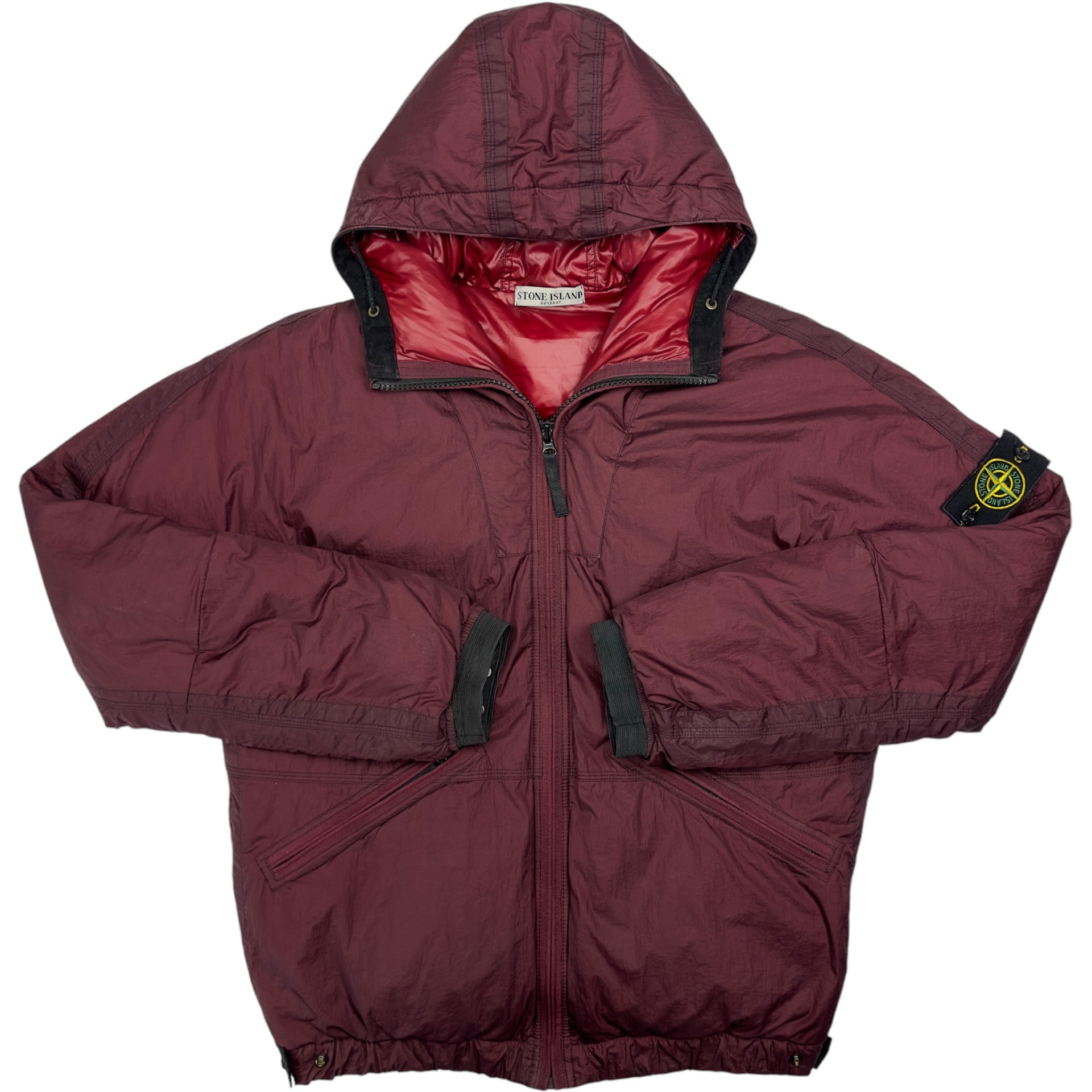 A/W 10 Stone Island Down Jacket Burgundy