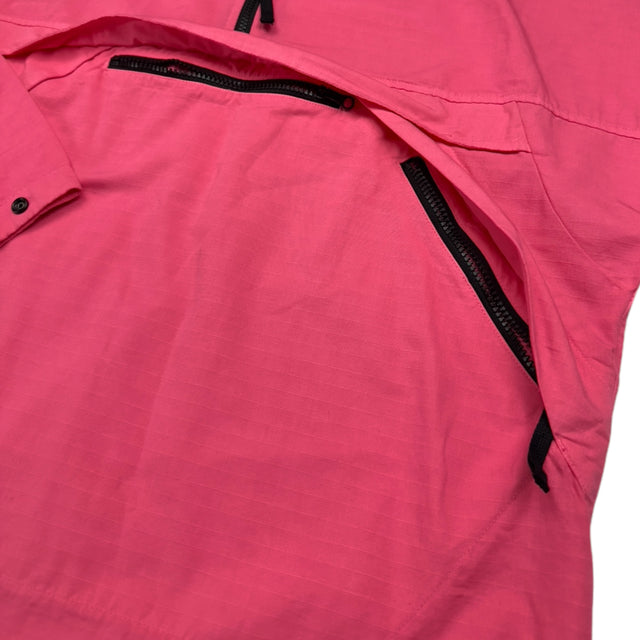A/W 20 Stone Island Quarterzip Popover Ripstop Smock - Pink