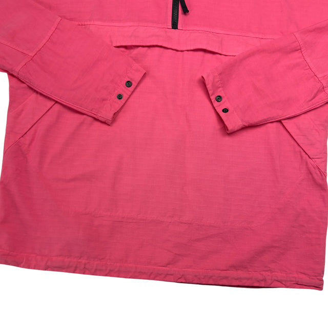 A/W 20 Stone Island Quarterzip Popover Ripstop Smock - Pink