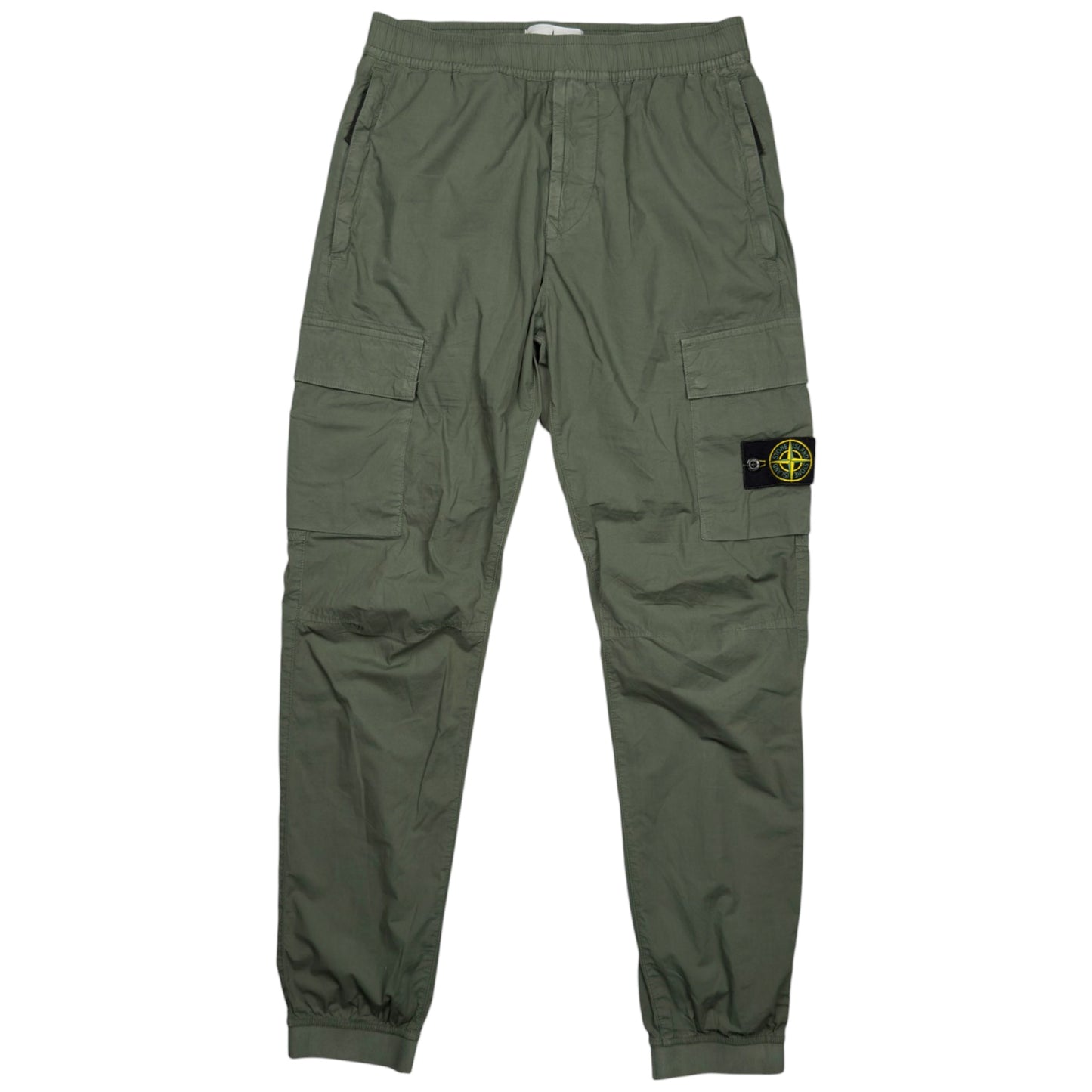 S/S 24 Stone Island Cuffed Cargo Trousers 30 RE-T - Sage Green