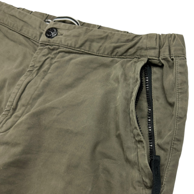 A/W 18 Stone Island Cotton Cargo Trousers - Khaki