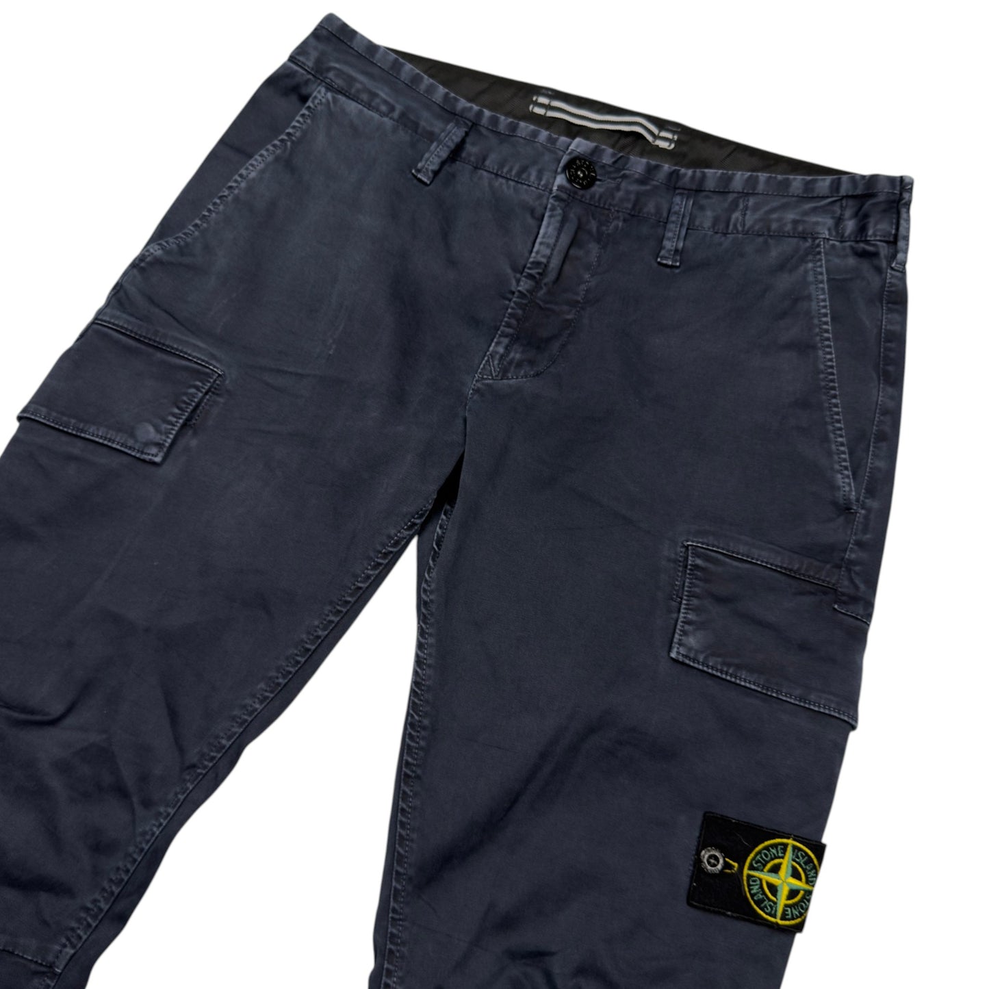 A/W 22 Stone Island Cargo Trousers 30 SK - Navy