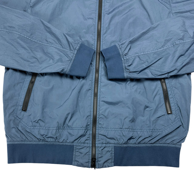 S/S 23 Stone Island Crinkle Reps Bomber - Avio Blue