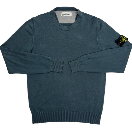 S/S 18 Stone Island Light Knit Sweater - Blue