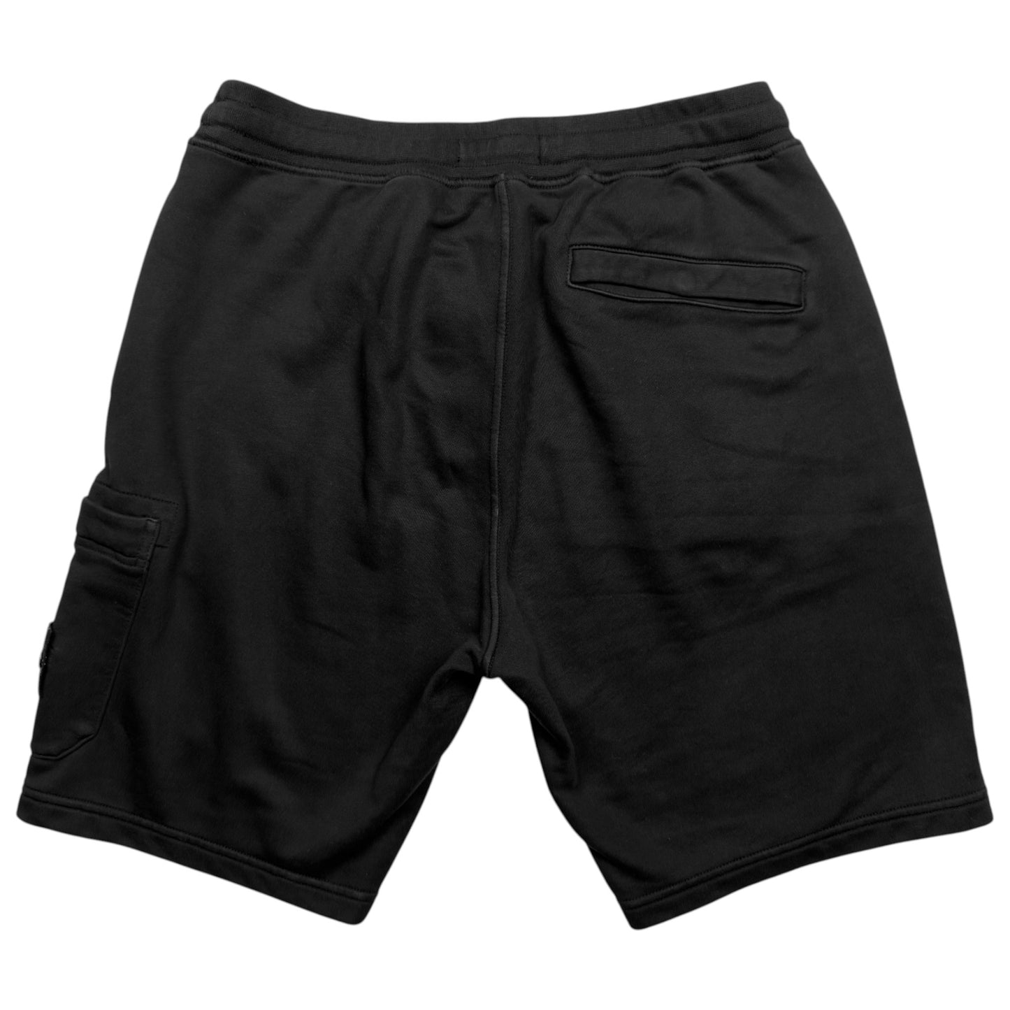 S/S 20 Stone Island Cotton Jersey Cargo Shorts - Black