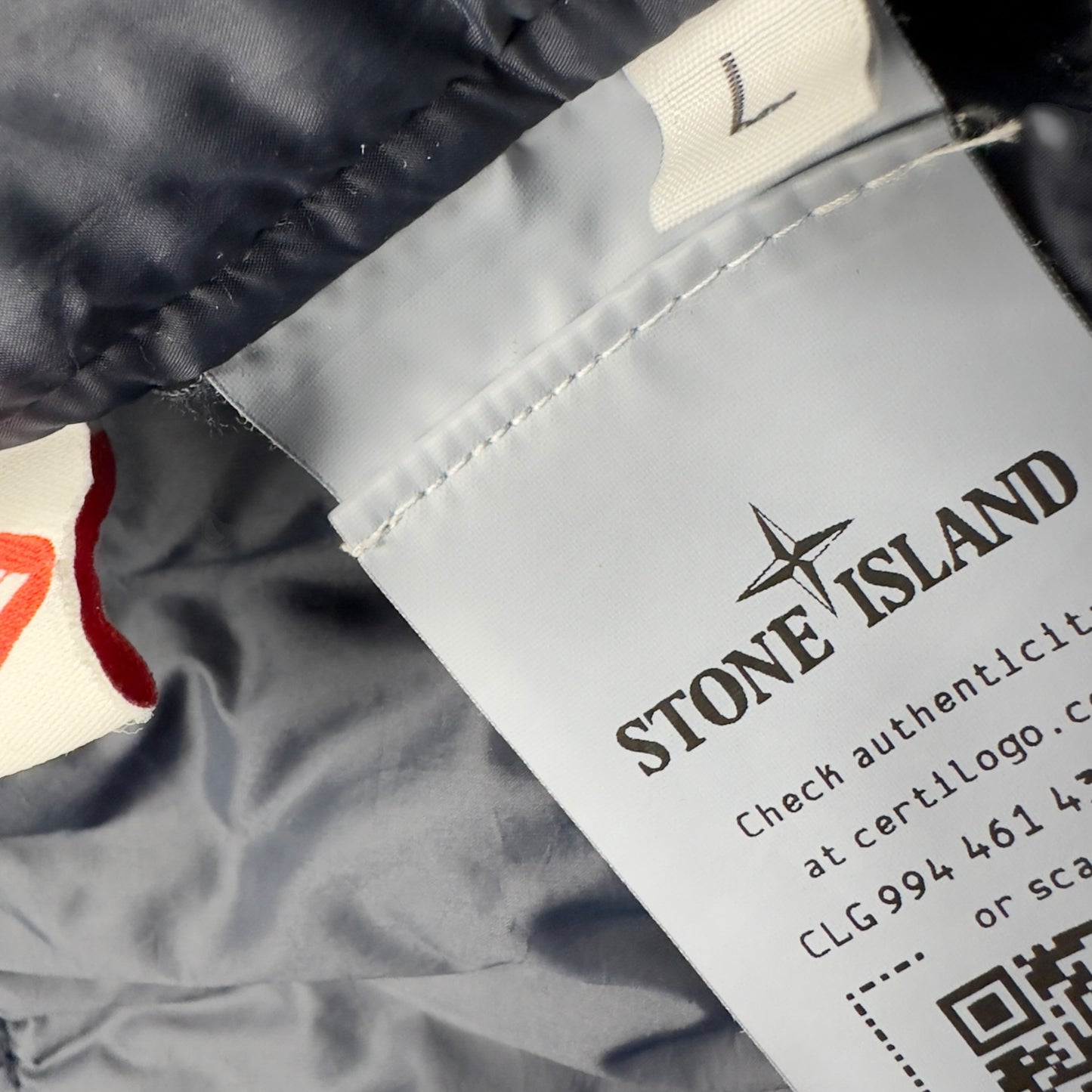 A/W 22 Stone Island Crinkle Reps R-NY with Primaloft Jacket - Navy