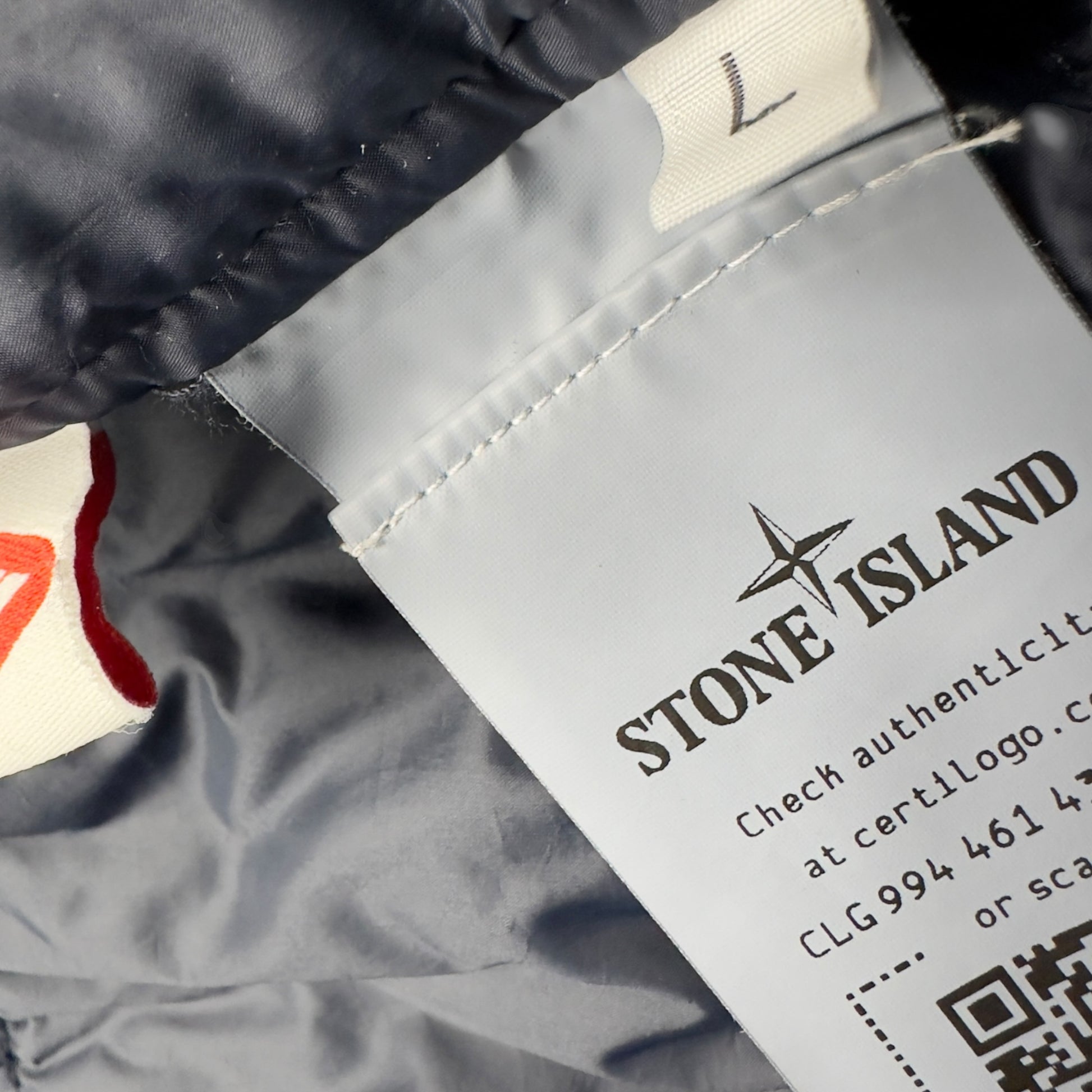 A/W 22 Stone Island Crinkle Reps R-NY with Primaloft Jacket - Navy