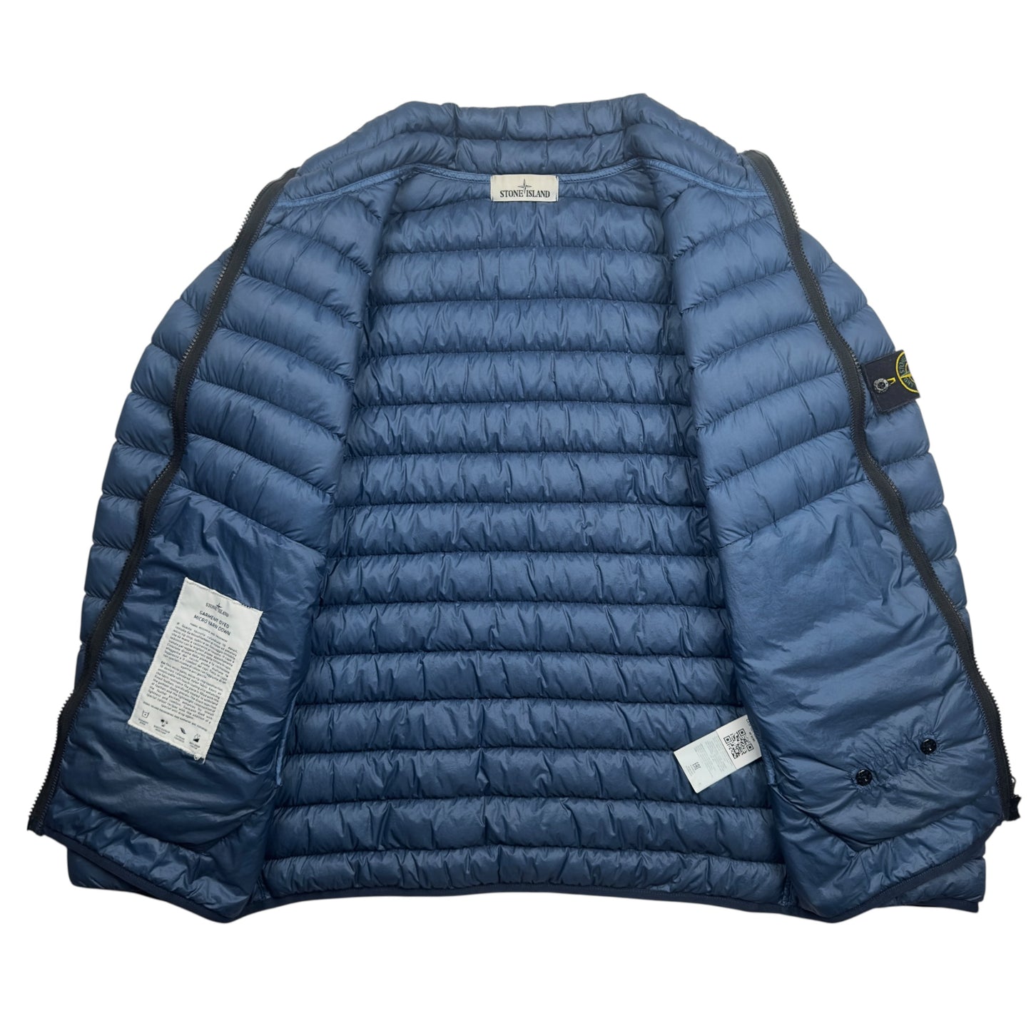 A/W 17 Stone Island Micro Yarn Down Jacket - Blue