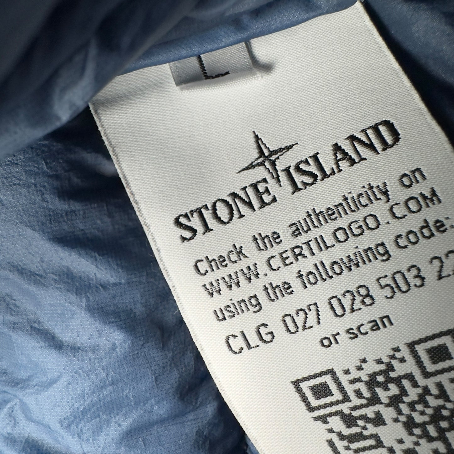 A/W 17 Stone Island Micro Yarn Down Jacket - Blue