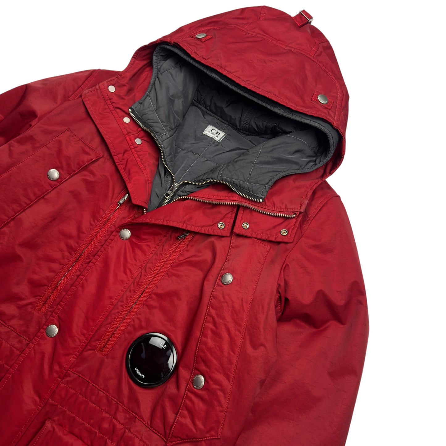C.P. Company Chest Lens Dual Layer Jacket - Red