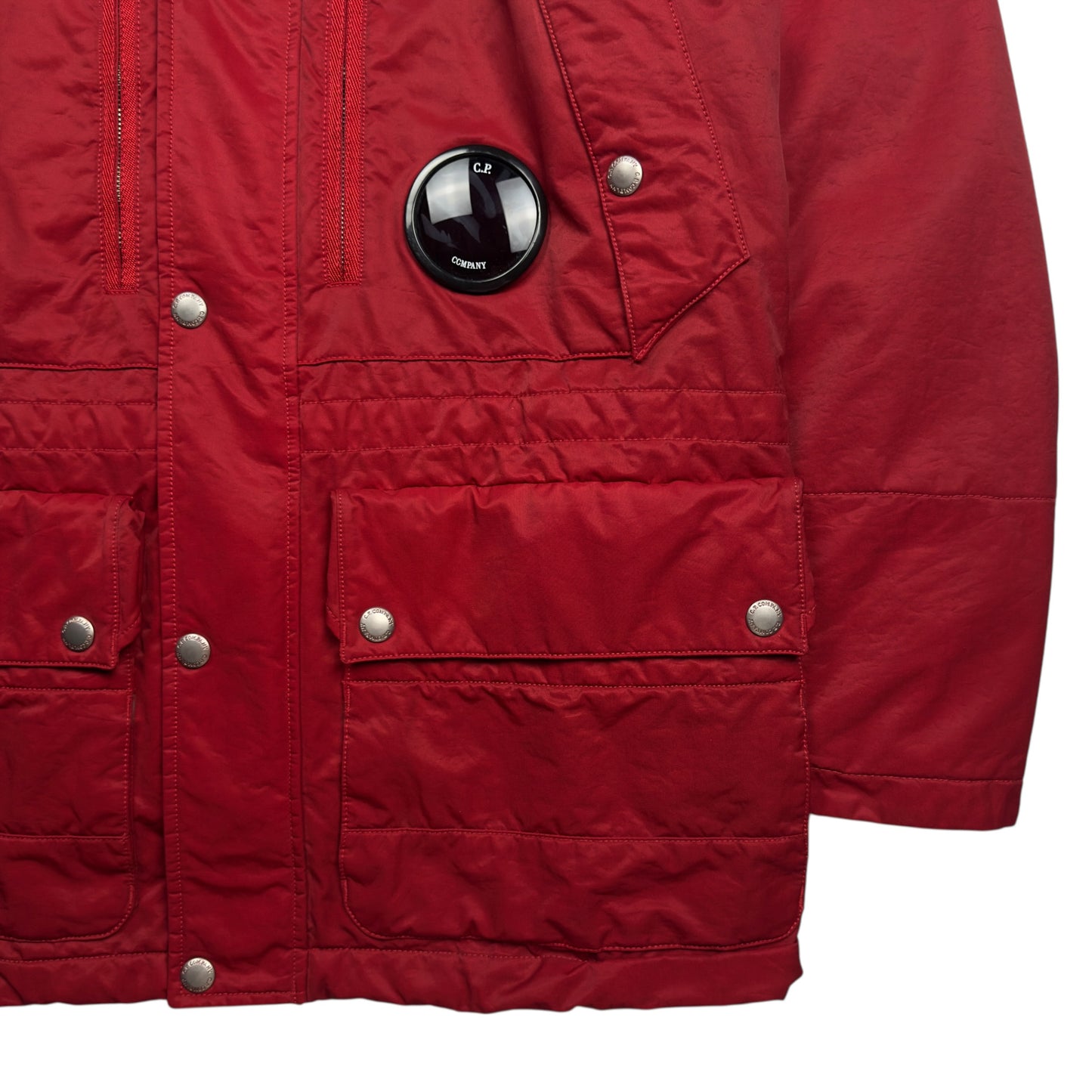 C.P. Company Chest Lens Dual Layer Jacket - Red