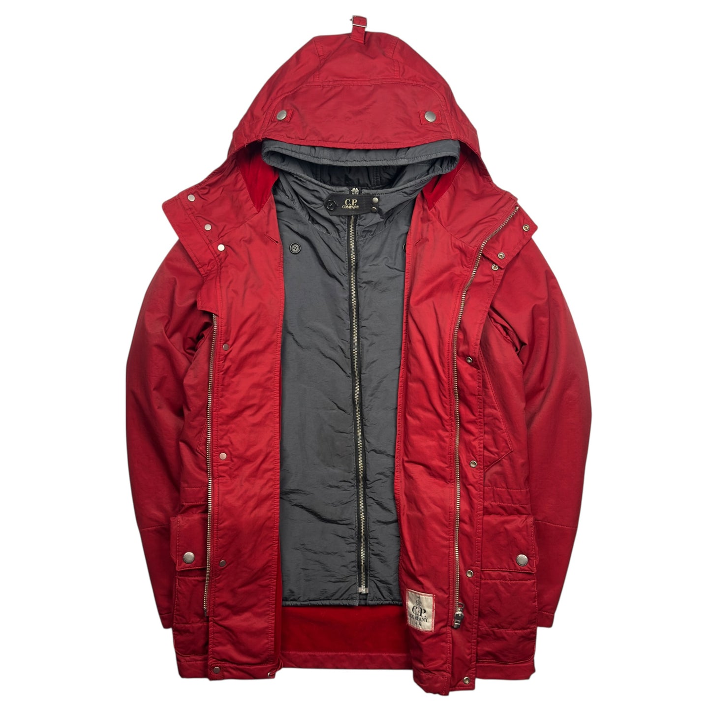 C.P. Company Chest Lens Dual Layer Jacket - Red