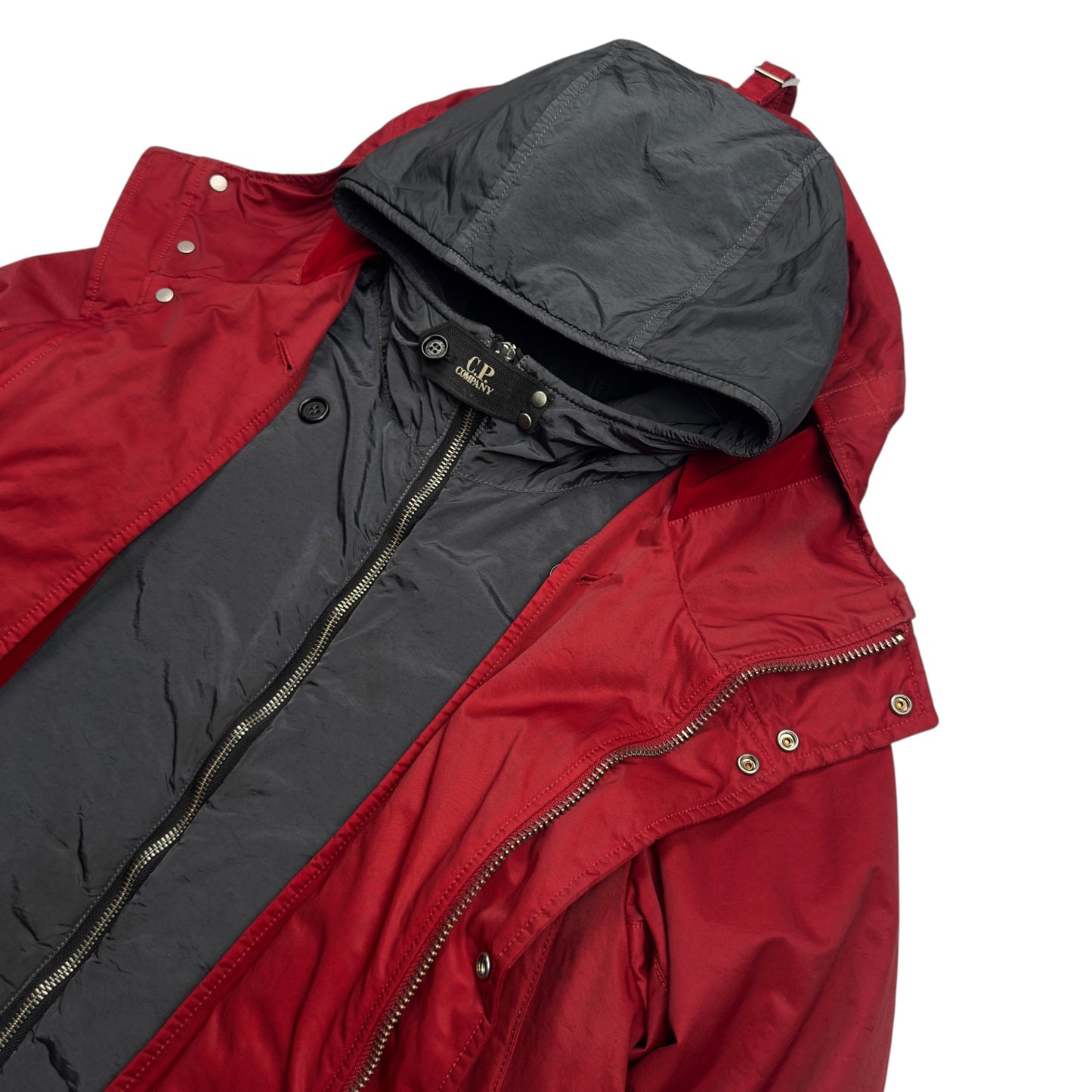 C.P. Company Chest Lens Dual Layer Jacket - Red