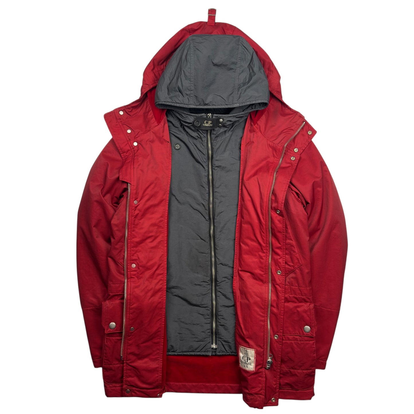 C.P. Company Chest Lens Dual Layer Jacket - Red