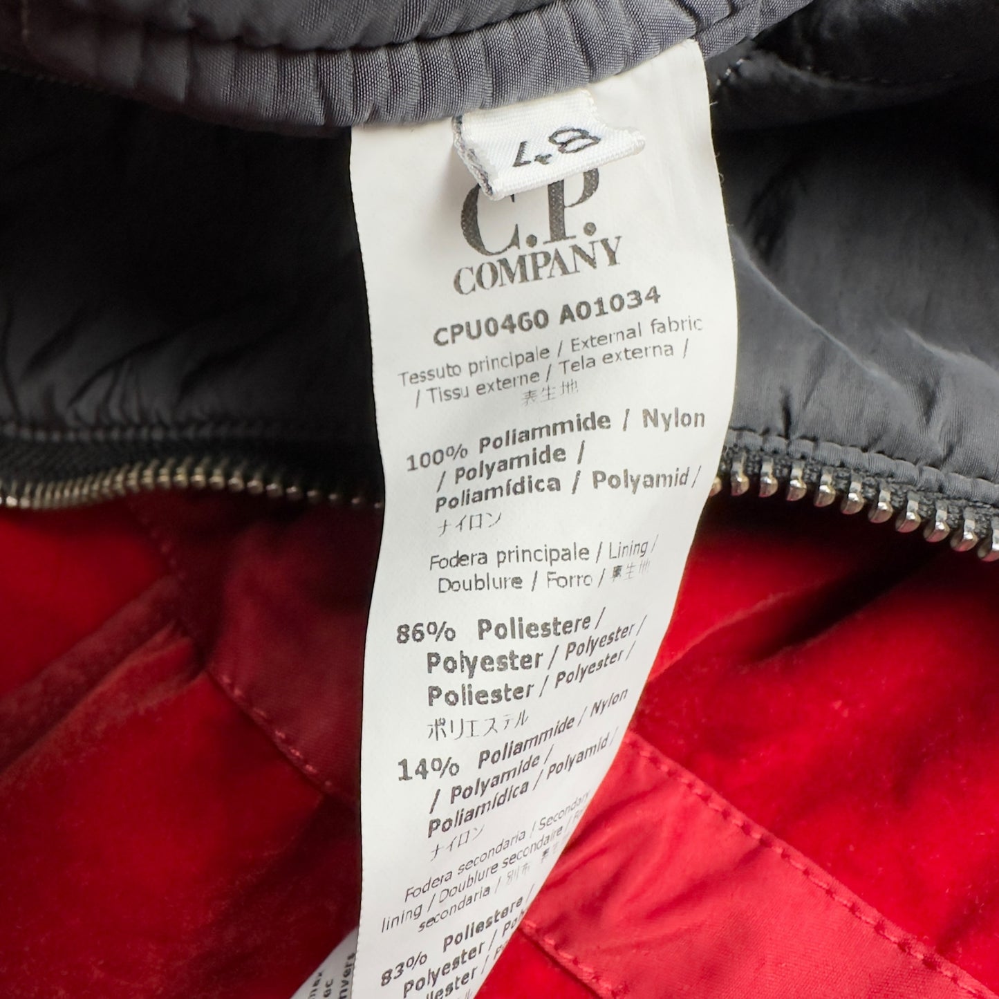 C.P. Company Chest Lens Dual Layer Jacket - Red