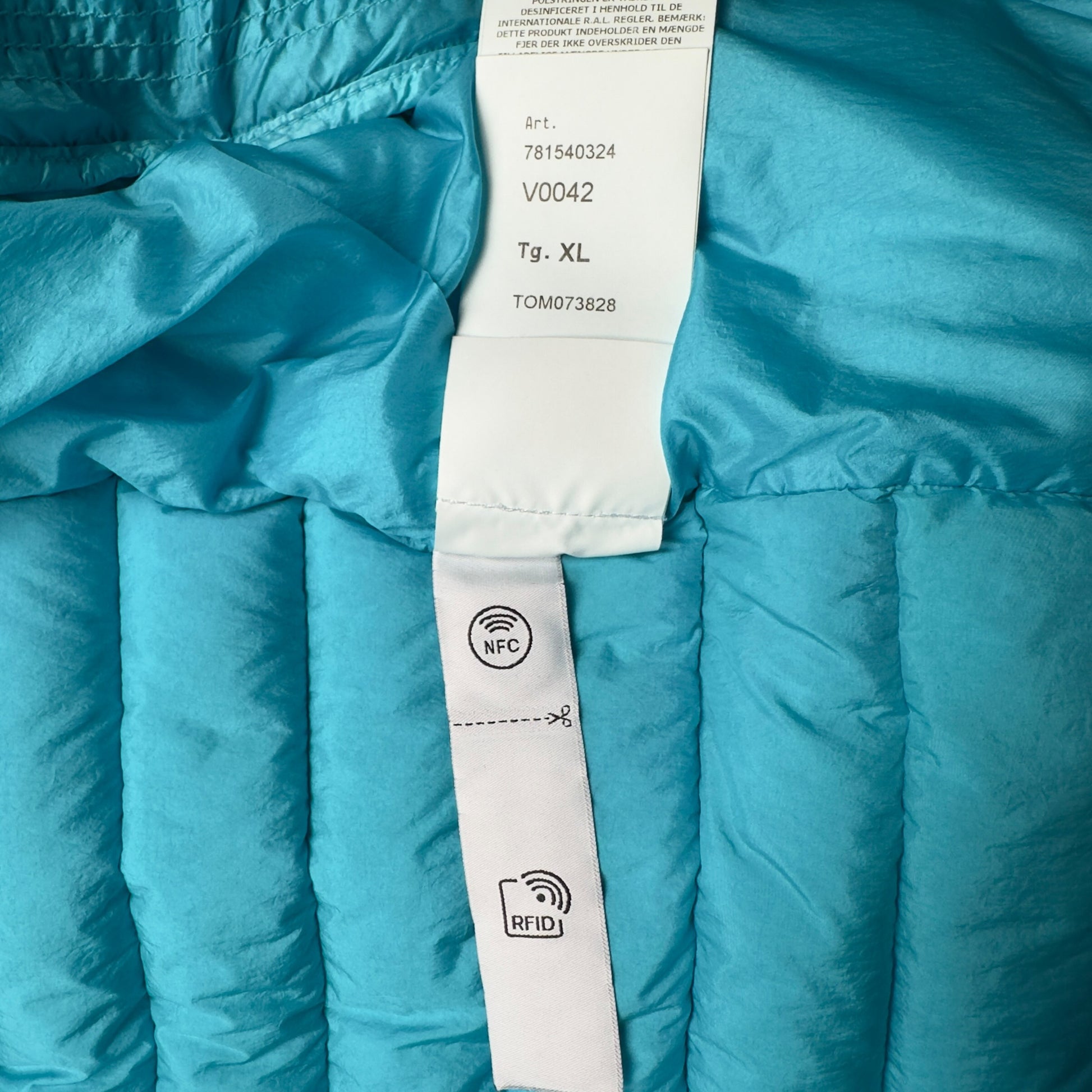 S/S 23 Stone Island Loom Woven Chambers R-Nylon Down TC Puffer Jacket - Blue