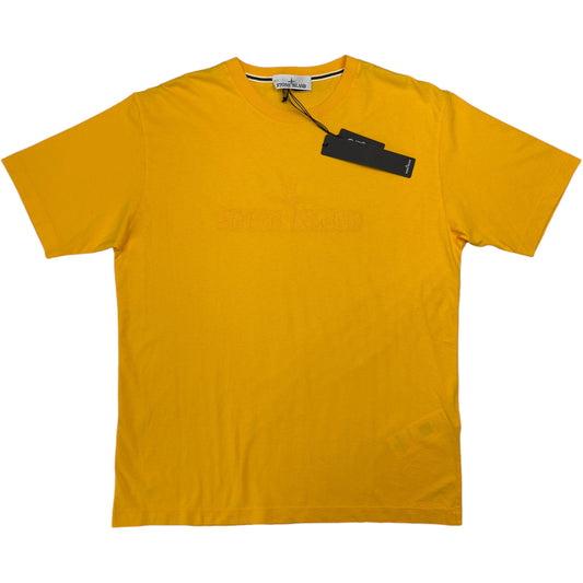 A/W 22 Stone Island Embroidered Spell-Out T-Shirt