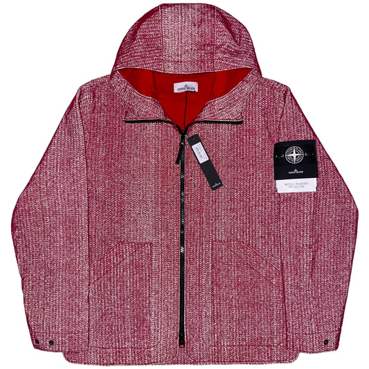 A/W 22 Stone Island Needle Punched Reflective Jacket - XL