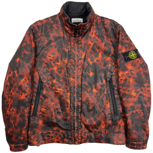 A/W 14 Stone Island Tortoise Shell OVD Raso Gommato Jacket