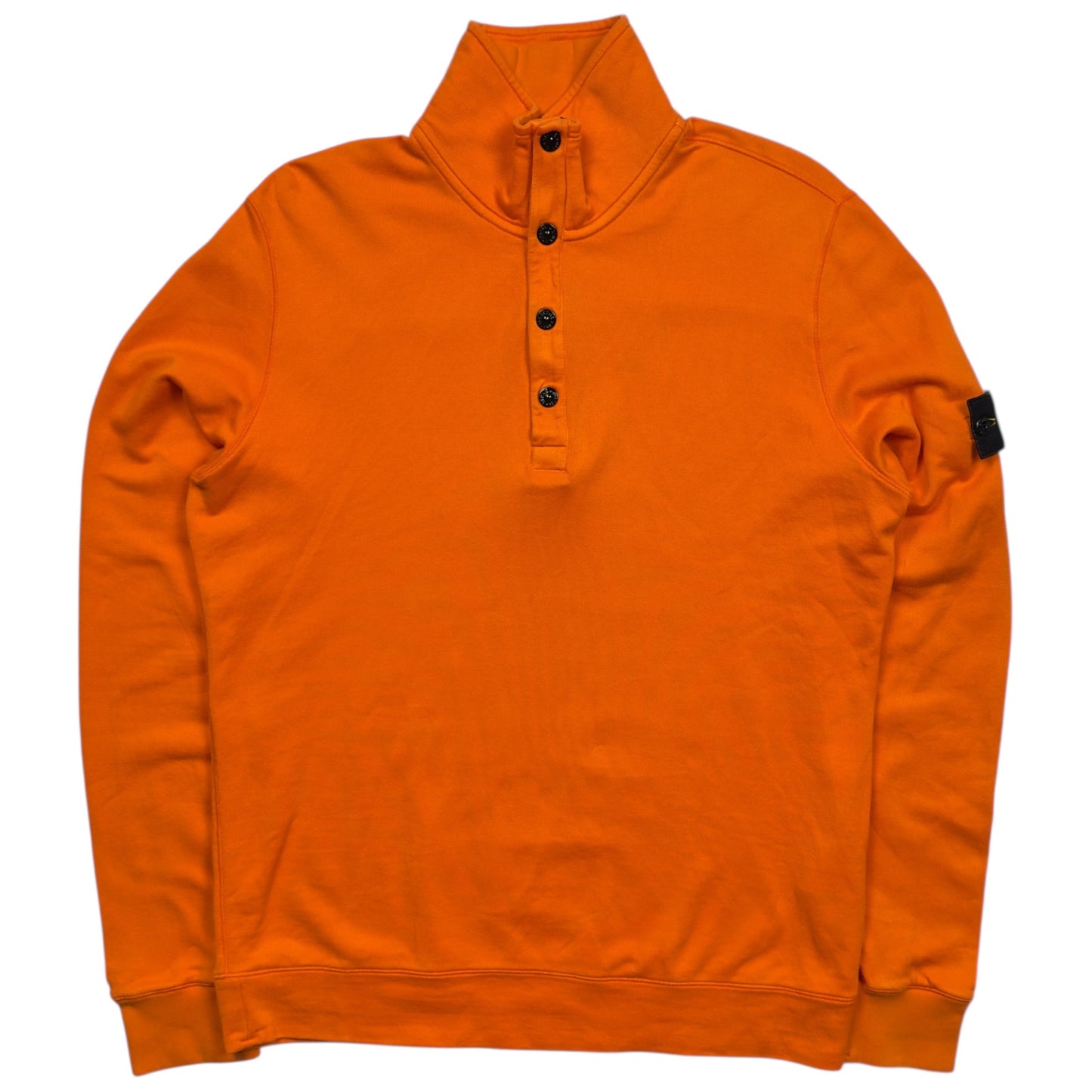 S/S 16 Stone Island Quarter Zip Sweater - Orange