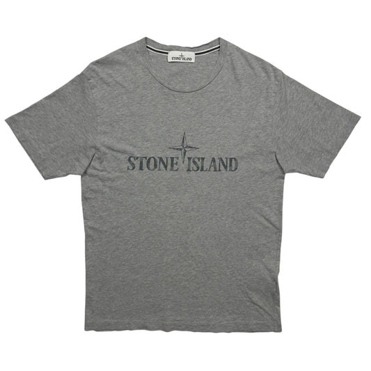 A/W 17 Stone Island Camo Print T-Shirt - Grey