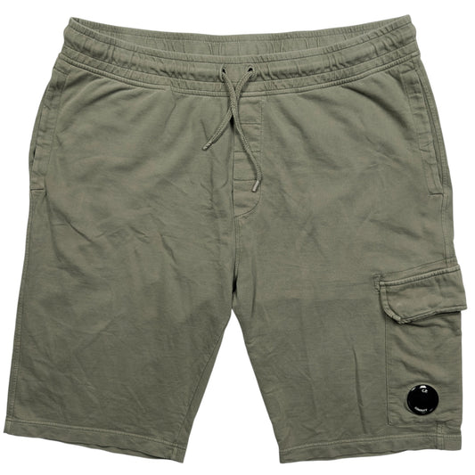 C.P. Company Fleece Shorts - Light Khaki