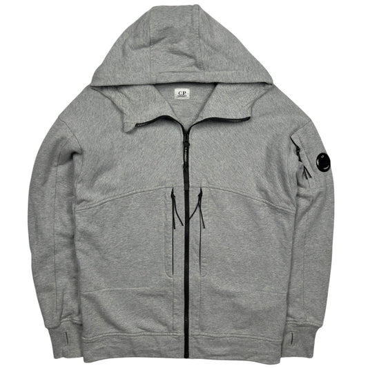 C.P. Company Full Zip Hoodie - Grey